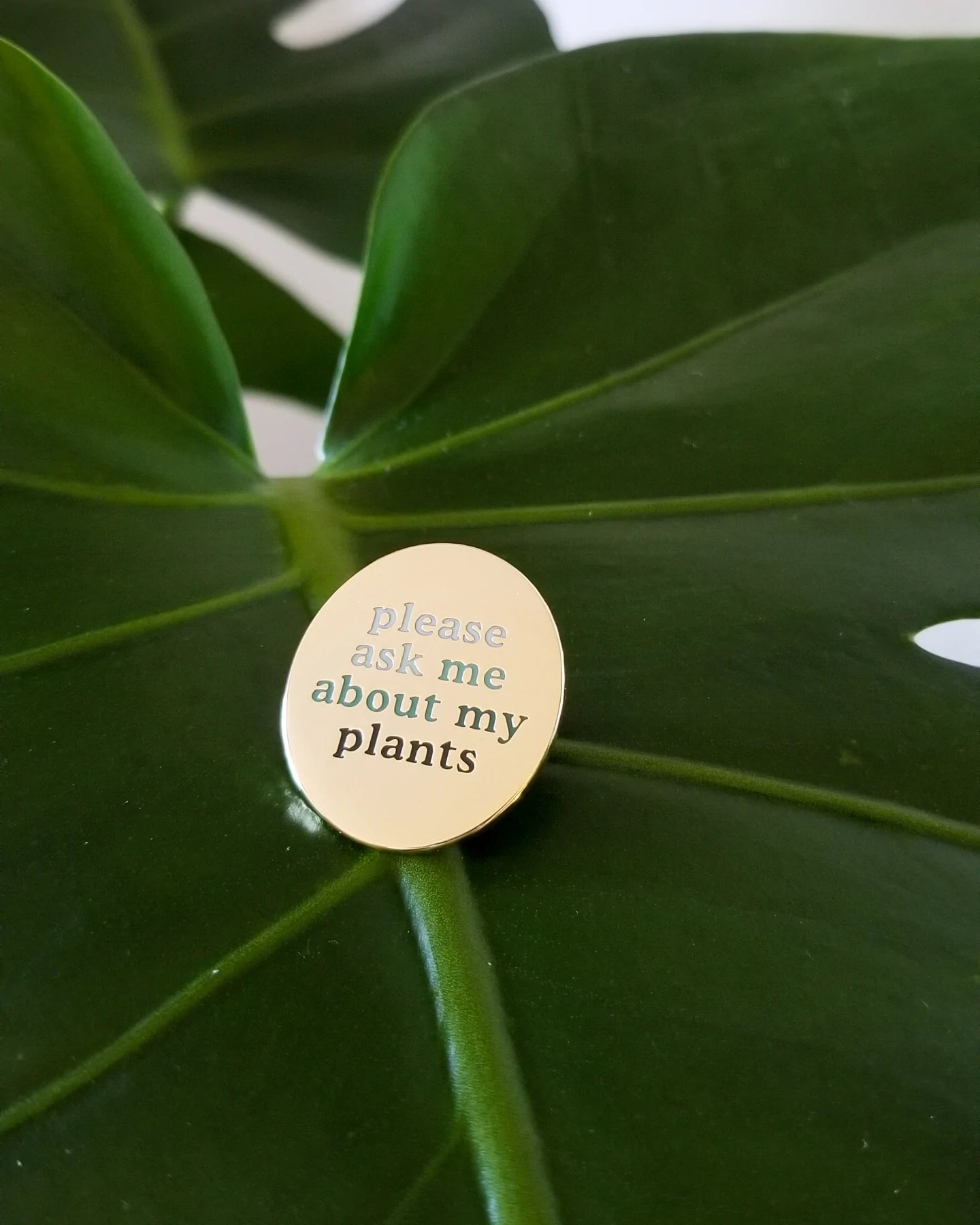 Ask me about my plants Pin